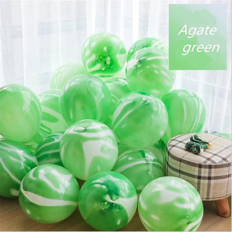 238_3set-10-baloane-latex-marmorate-verde-36-cm