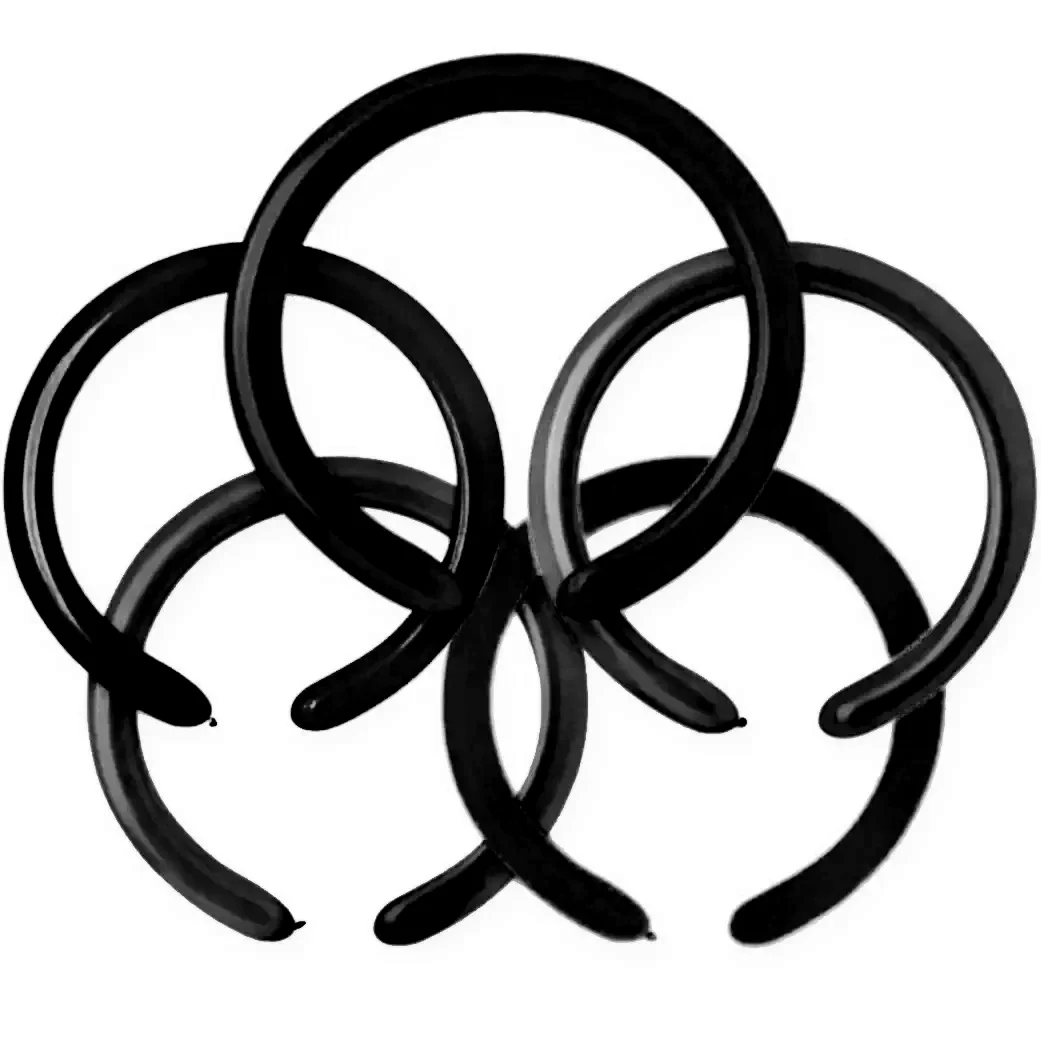 Set 10 baloane modelabile, Negru