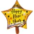 Balon folie stea Happy New Year, 45 cm