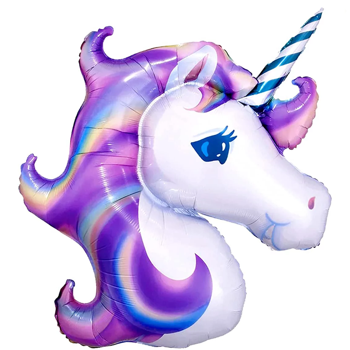 Balon folie minifigurina Unicorn mov 40×28 cm