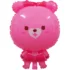 Balon folie Ursulet roz 60x45cm