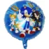 Balon folie Sonic, rotund, 45 cm
