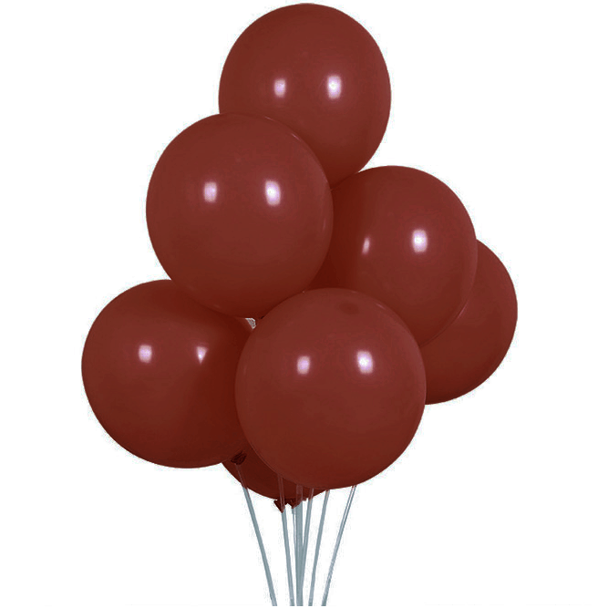 Baloane latex de 12 cm, Grena, 10 bucati, cod culoare #051