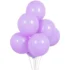 Baloane latex de 12 cm, Lila, 10 bucati, cod culoare #025