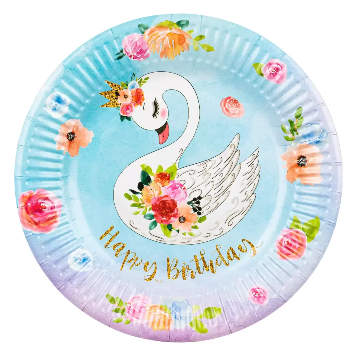 Set 6 farfurii Lebada, 18 cm