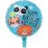 Balon folie Jungle Party, rotund, 45 cm