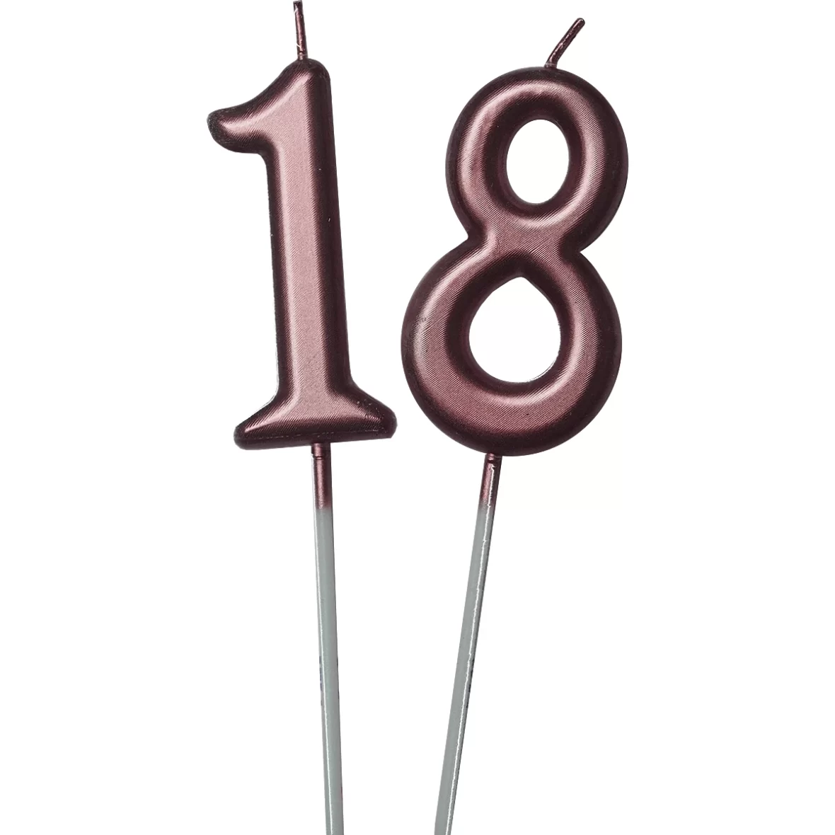 Set lumanari cifre rose gold – 18 ani