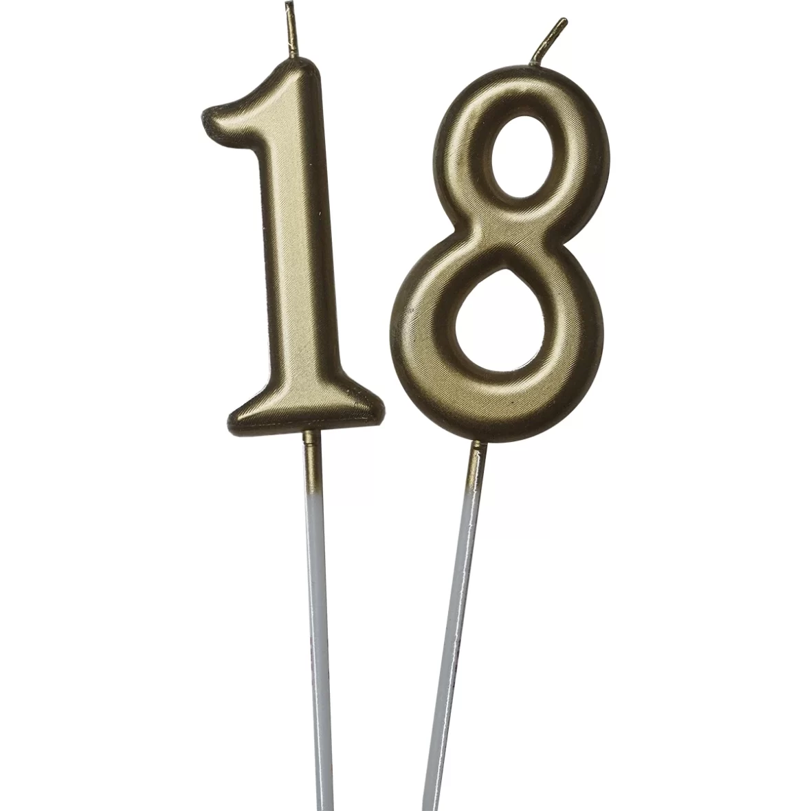 Lumanari cifre aurii