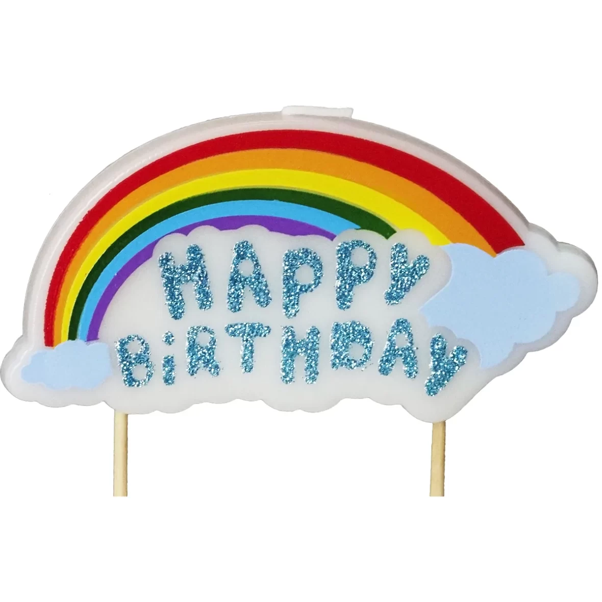 Lumanare Happy Birthday Curcubeu