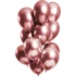 Set 10 baloane latex cromate, Rose Gold 2, 25 cm, cod culoare #107