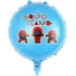 Balon folie Squid Game, rotund, 45 cm, albastru