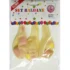 Set 3 baloane confetti roz cu auriu, 30 cm