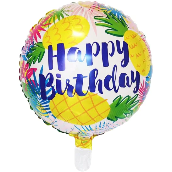 Balon folie Fruit Party, rotund, 45 cm