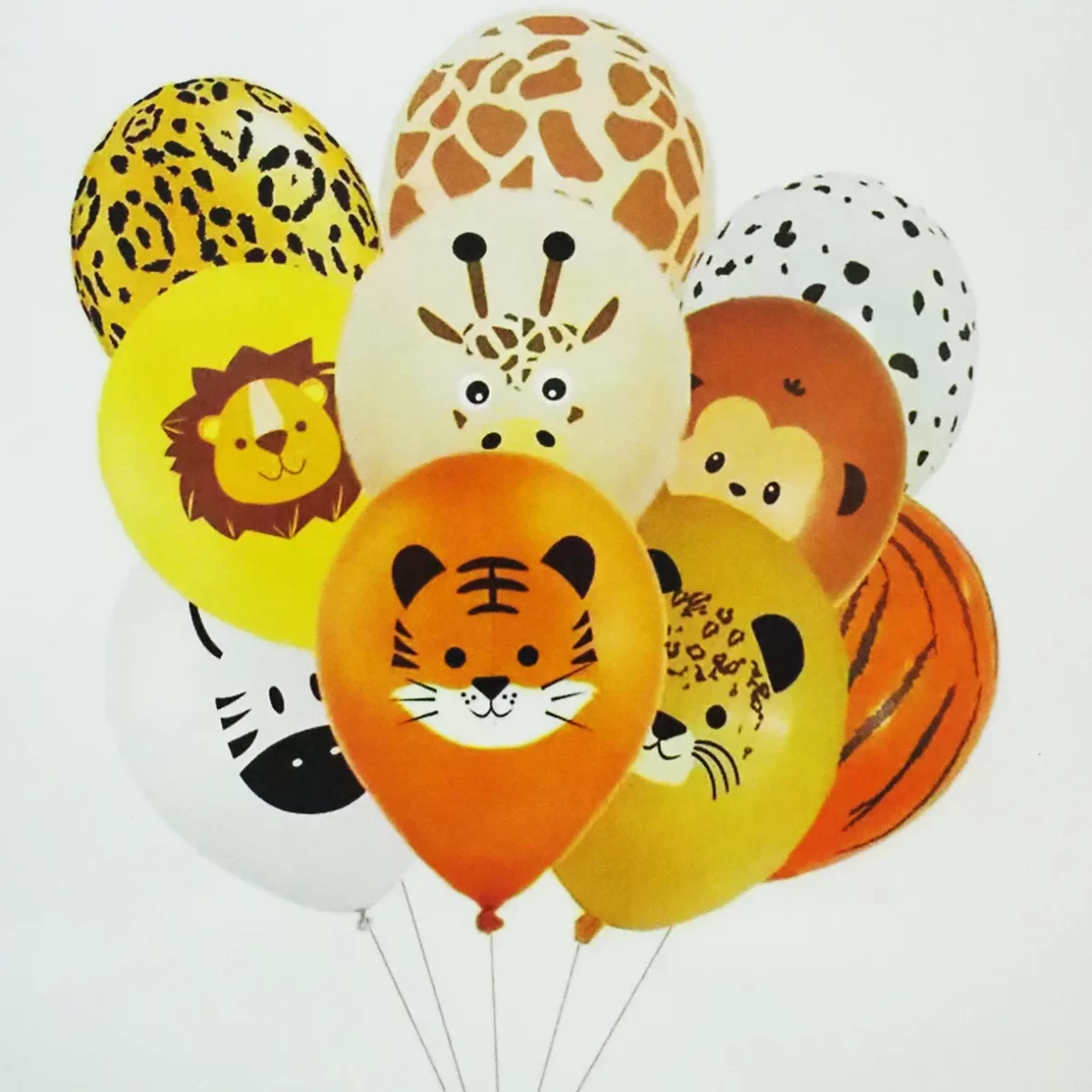 Set 10 baloane latex Jungle Party