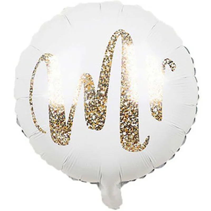 Balon folie Mr., rotund, 45 cm