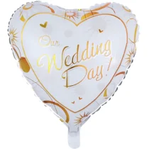 1529-balon-folie-inimioara-our-wedding-45-cm