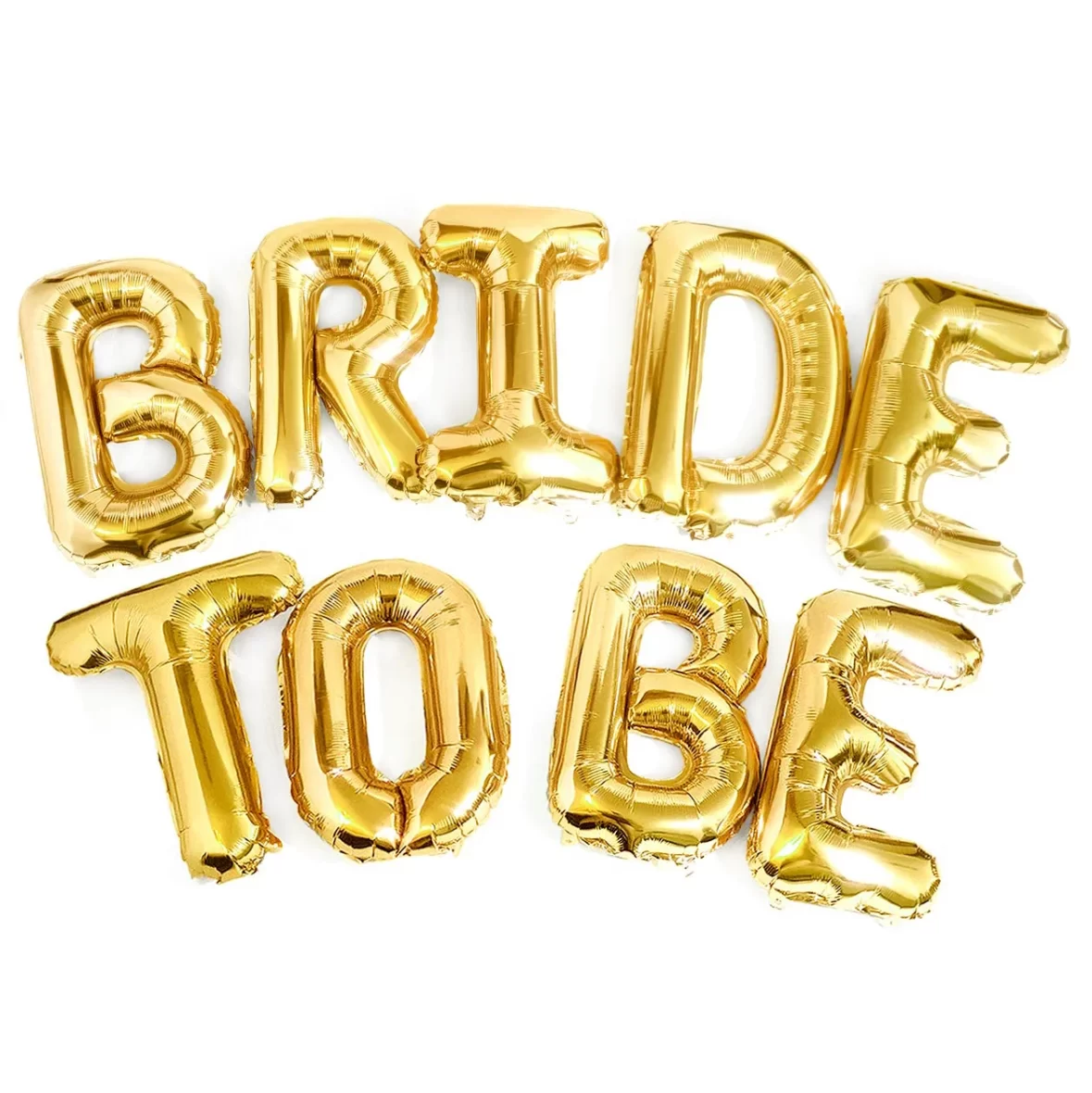 Set baloane litere Bride to Be, auriu