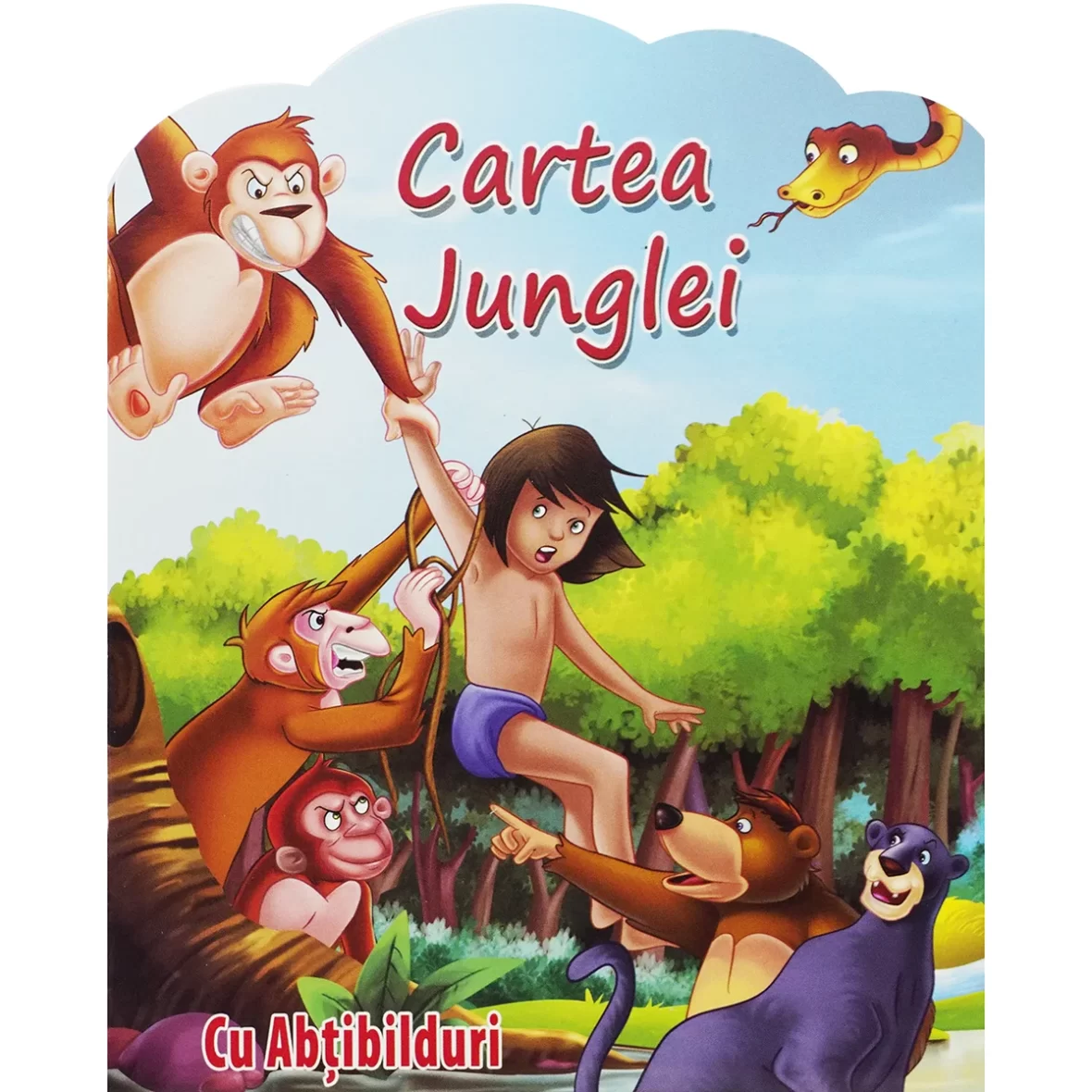 Carte povesti Cartea Junglei cu Ab������ibilduri