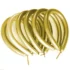 Set 10 baloane modelabile, cromate, auriu, cod culoare #106