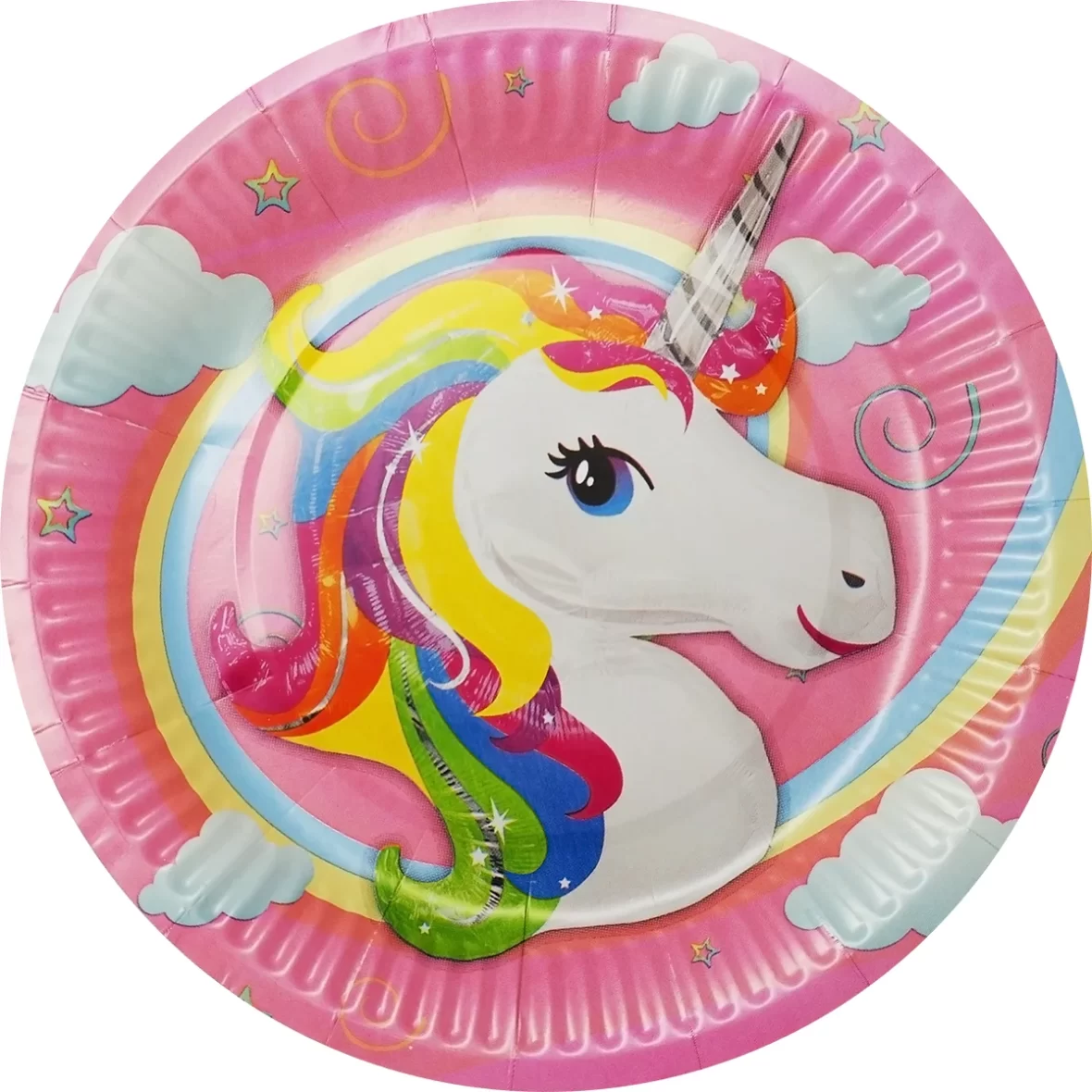 Set 10 farfurii Unicorn, model 4