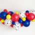 Set aranjament 33 baloane multicolore, cu labute