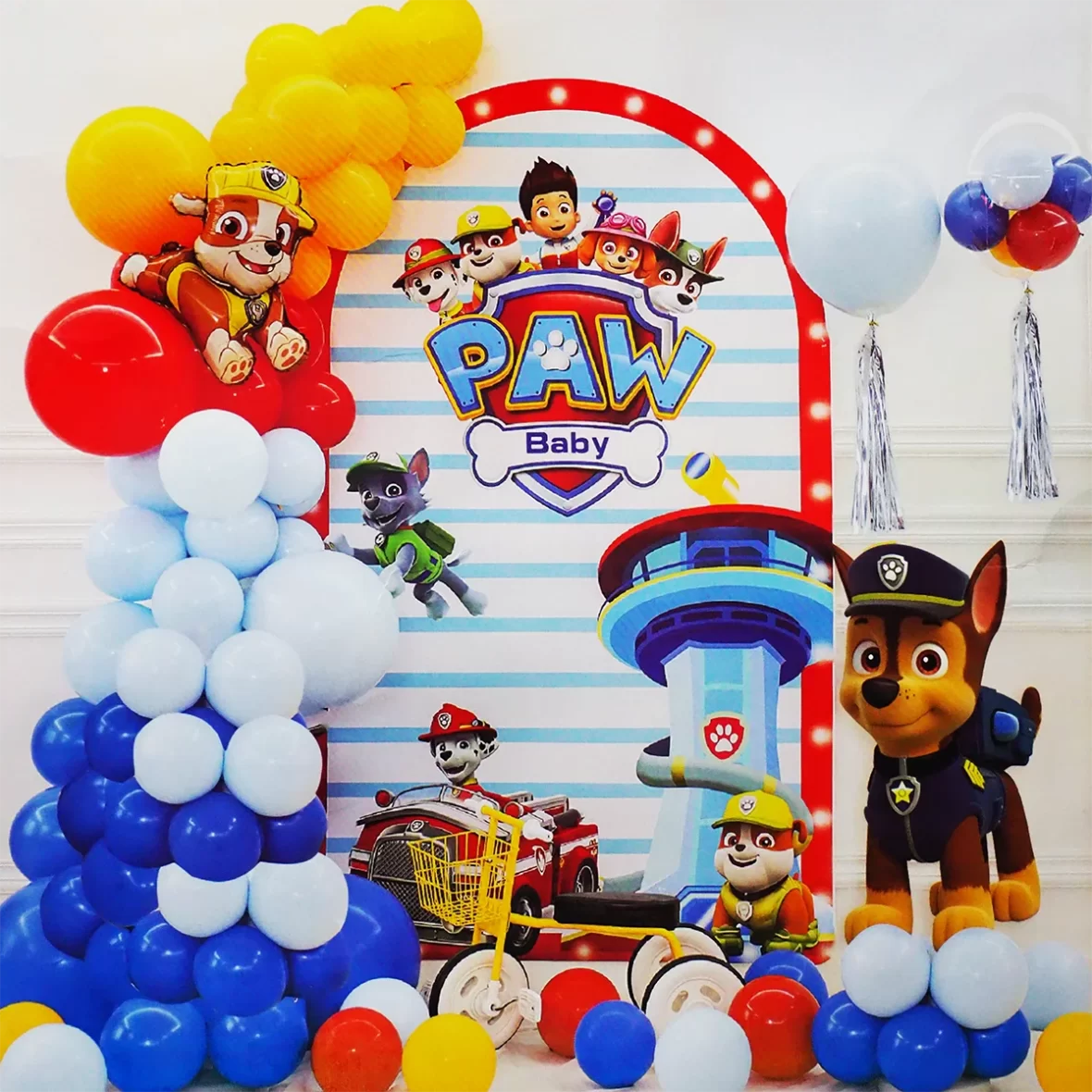 Set arcada baloane Patrula Catelusilor