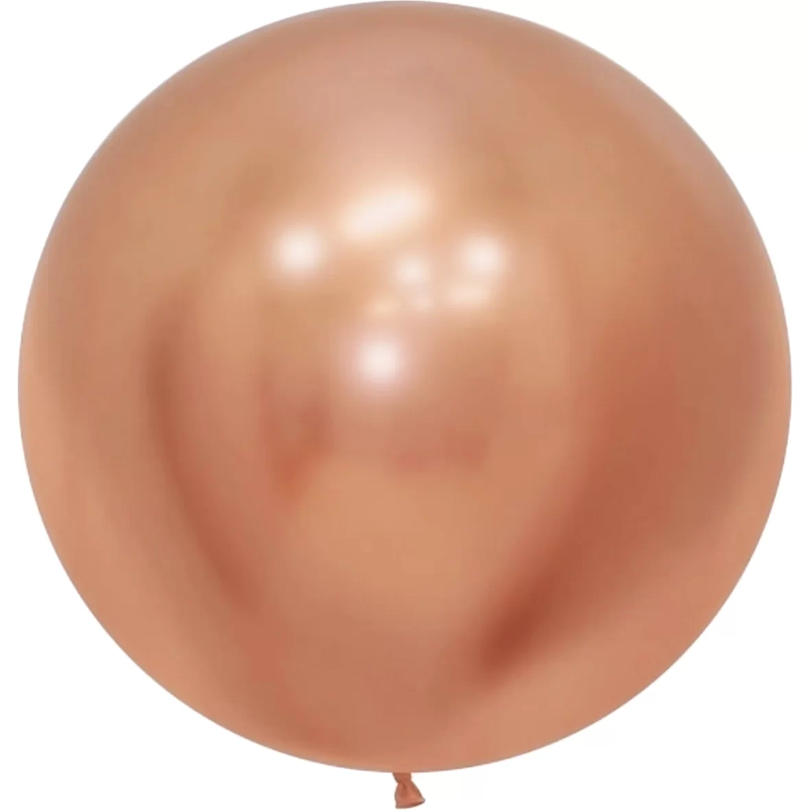 Balon latex Jumbo Rose Gold Cromat, rotund, 90 cm, cod culoare #112