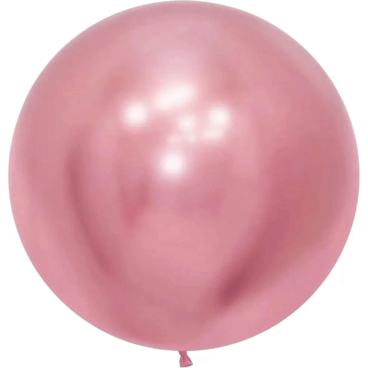 Balon latex Jumbo Rose red Cromat, rotund, 90 cm, cod culoare #107