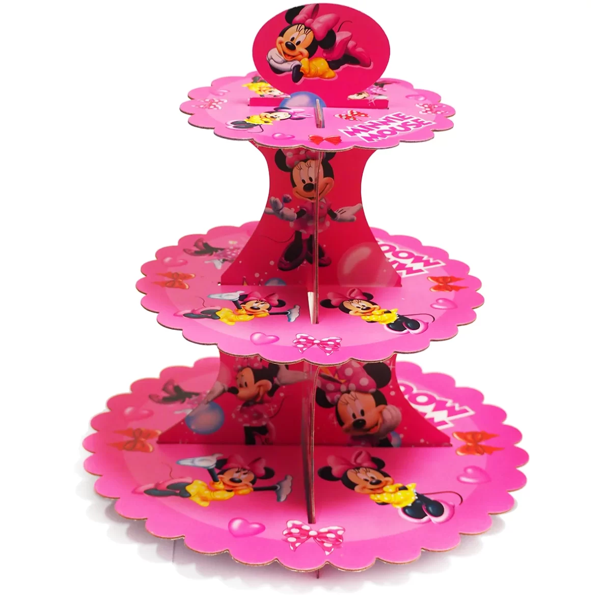 Suport etajat pentru prajituri, model cu Minnie