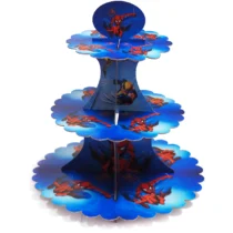 1727-suport-etajat-pentru-prajituri-model-spiderman-albastru