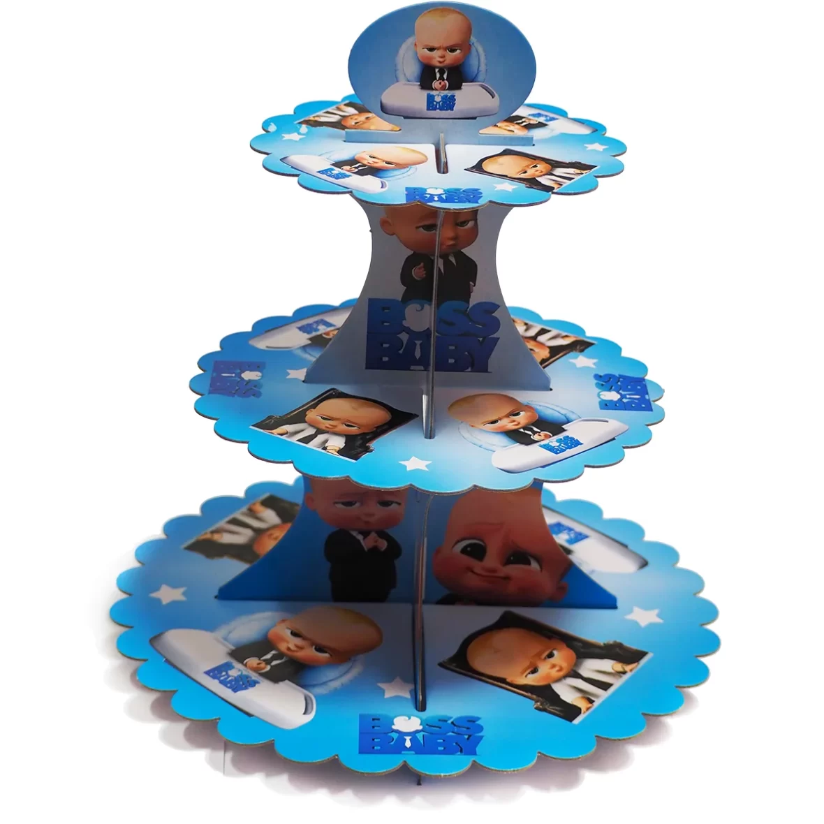 Suport etajat pentru prajituri, model cu Baby Boss