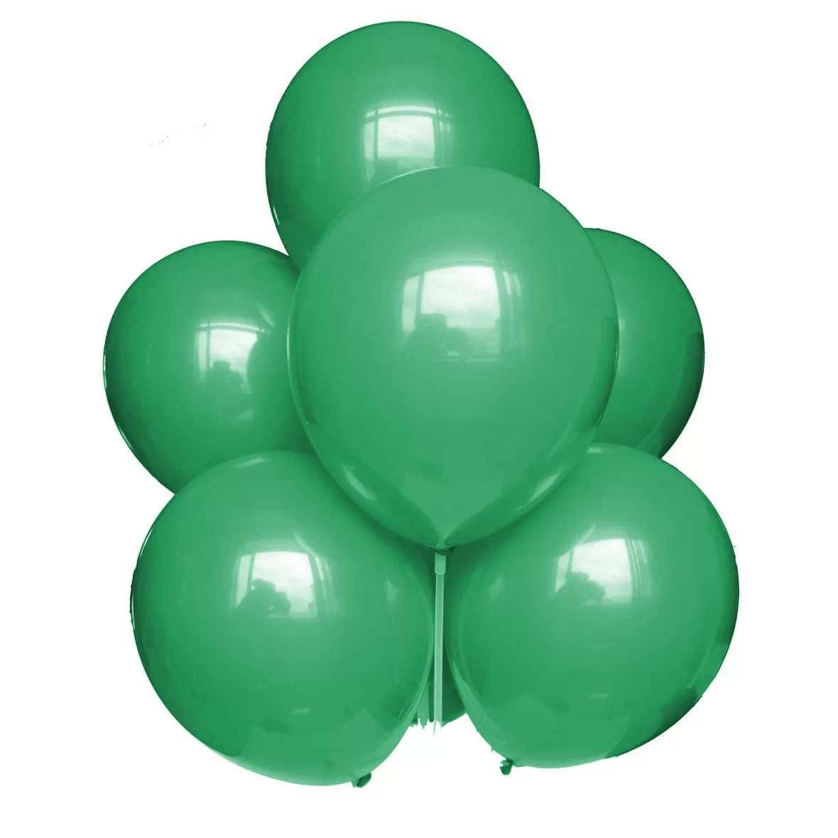 Set 10 baloane latex, Verde Army Inchis, 25 cm, cod culoare #043