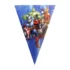 Set ghirlanda cu 10 stegulete Supereroi