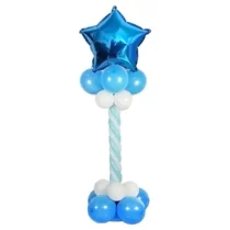 439-set-aranjament-baloane-stea-culori-alb-turcoaz