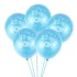 Set 10 baloane It's a boy, 30 cm, albastru