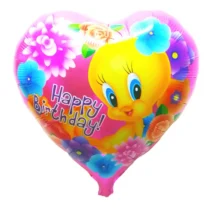 456-balon-cu-tweety-in-forma-de-inimioara-45-cm