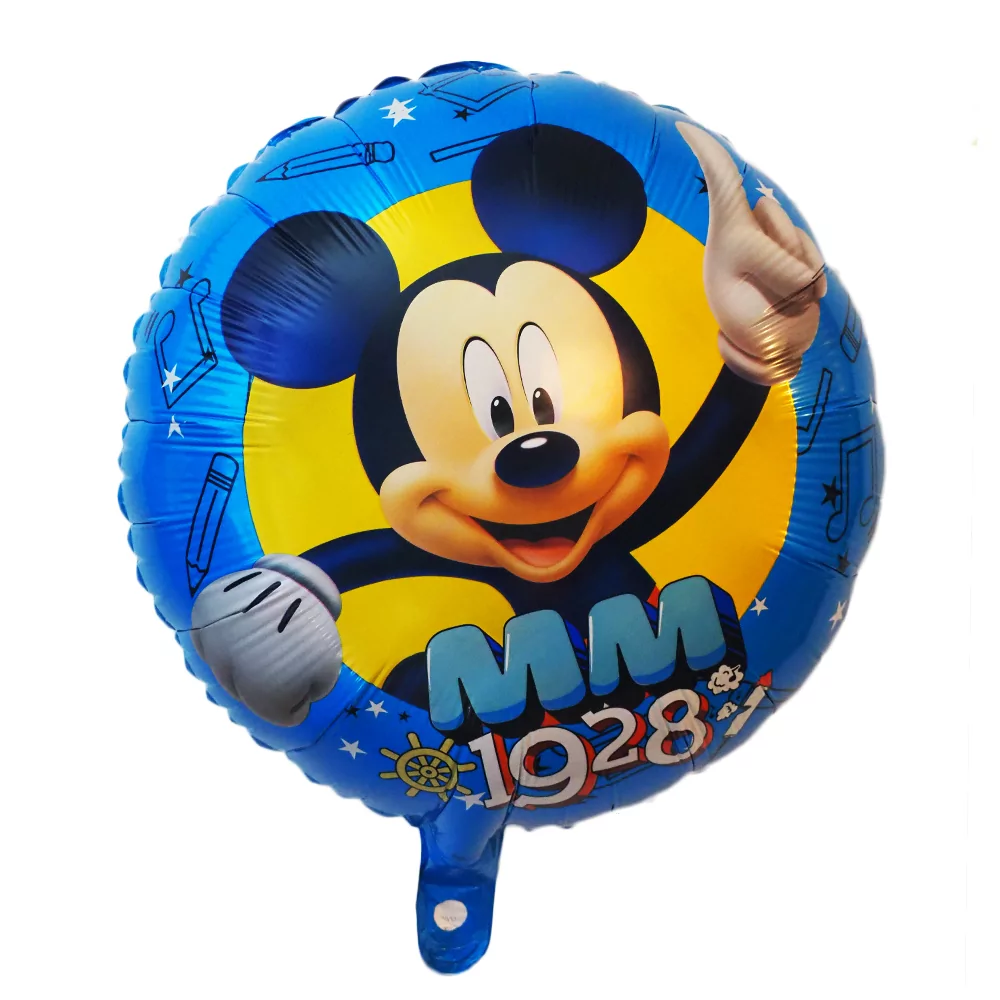 Balon Mickey Mouse, rotund, 45 cm