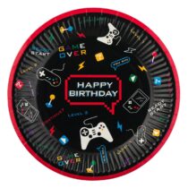 621-set-6-farfurii-happy-birthday-game-party-18-cm