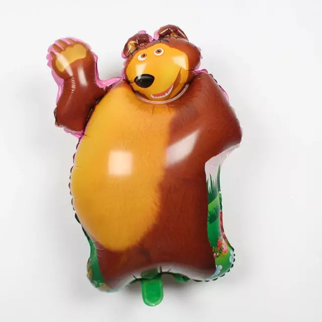 Balon ursulet din Masha si ursul, 72 x 46 cm