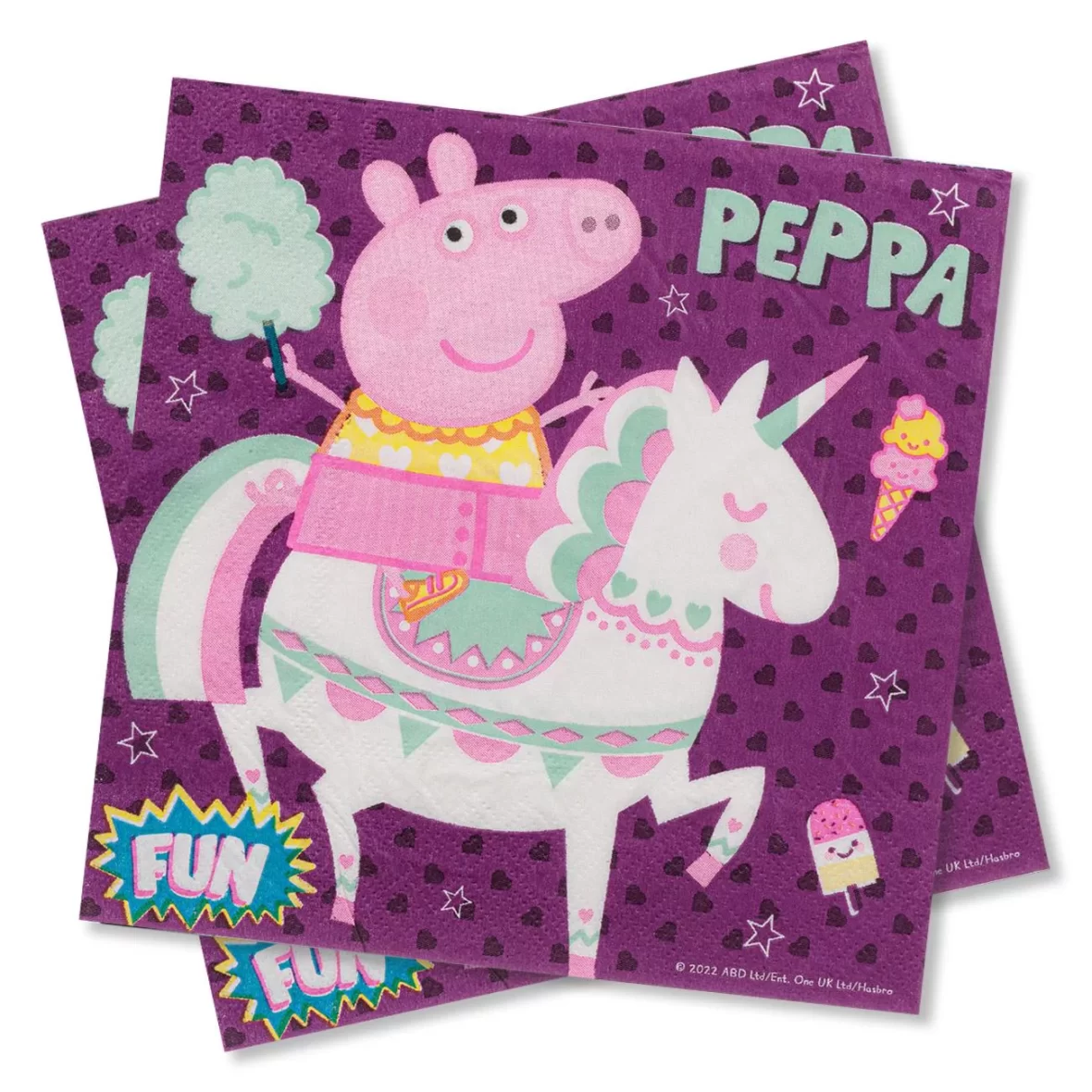 Set 12 servetele Peppa, model 2