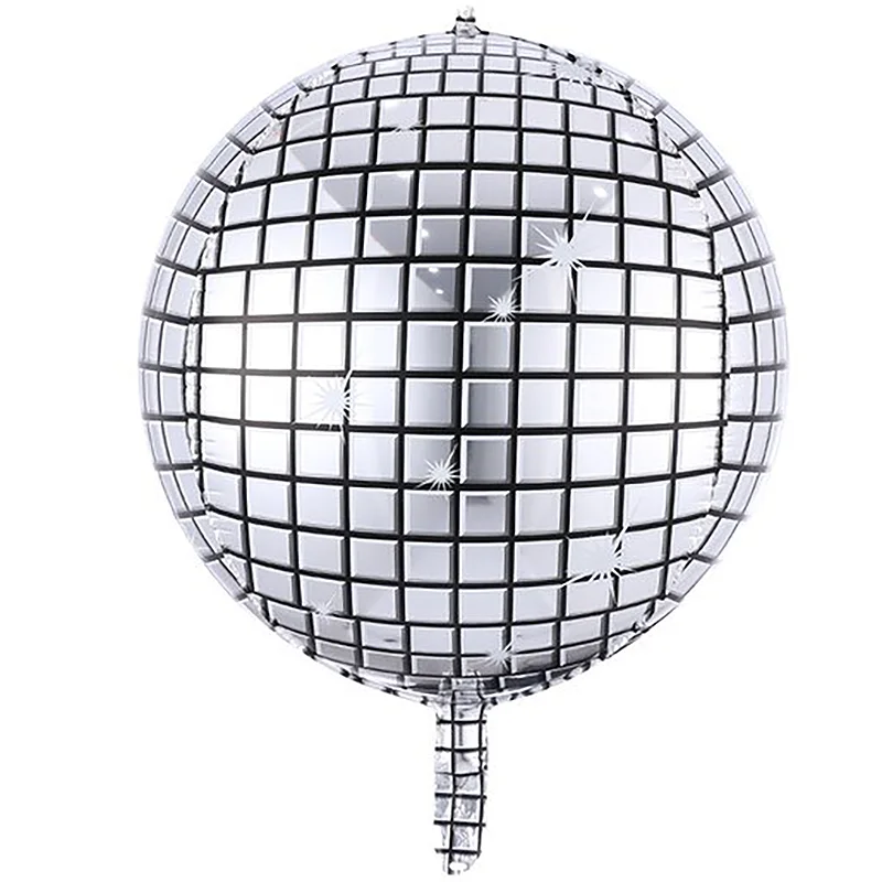 Balon folie figurina Glob Disco, 55 cm