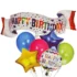 Set 7 baloane folie si latex Happy Birthday