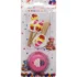 Set 12 forme briose multicolore, cu decoratiuni