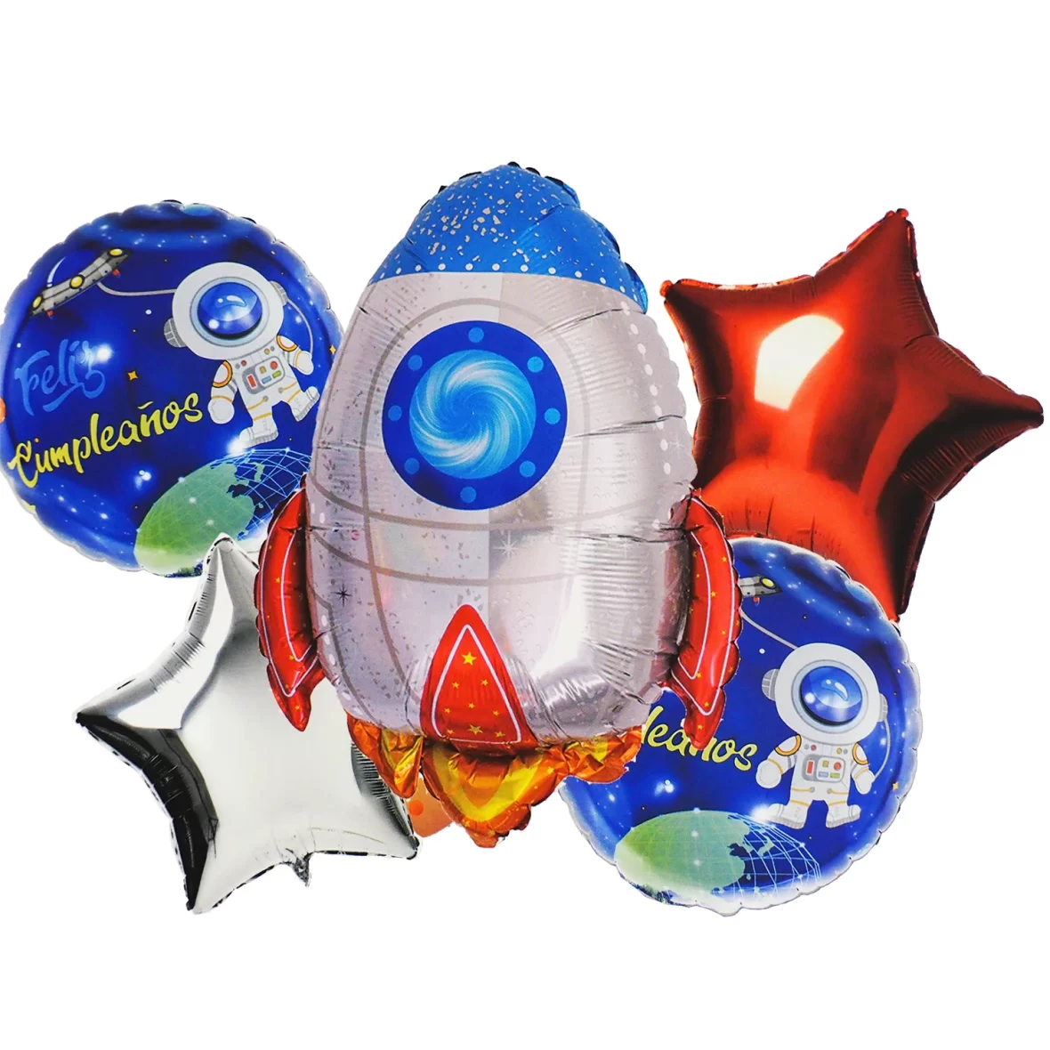 Se 5 baloane folie Space Party