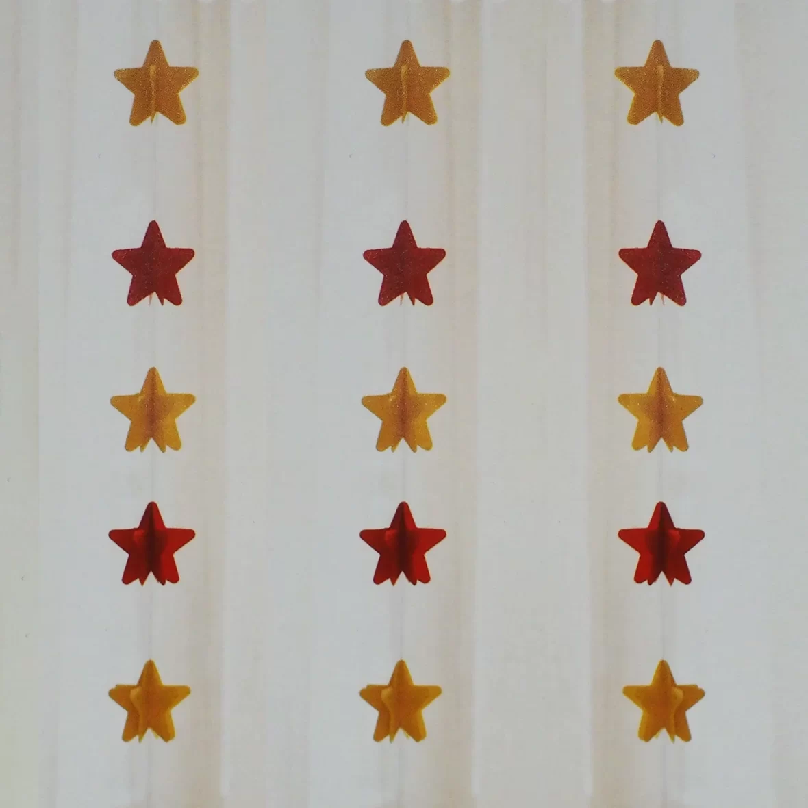 Set ghirlanda 5 stelute 3D