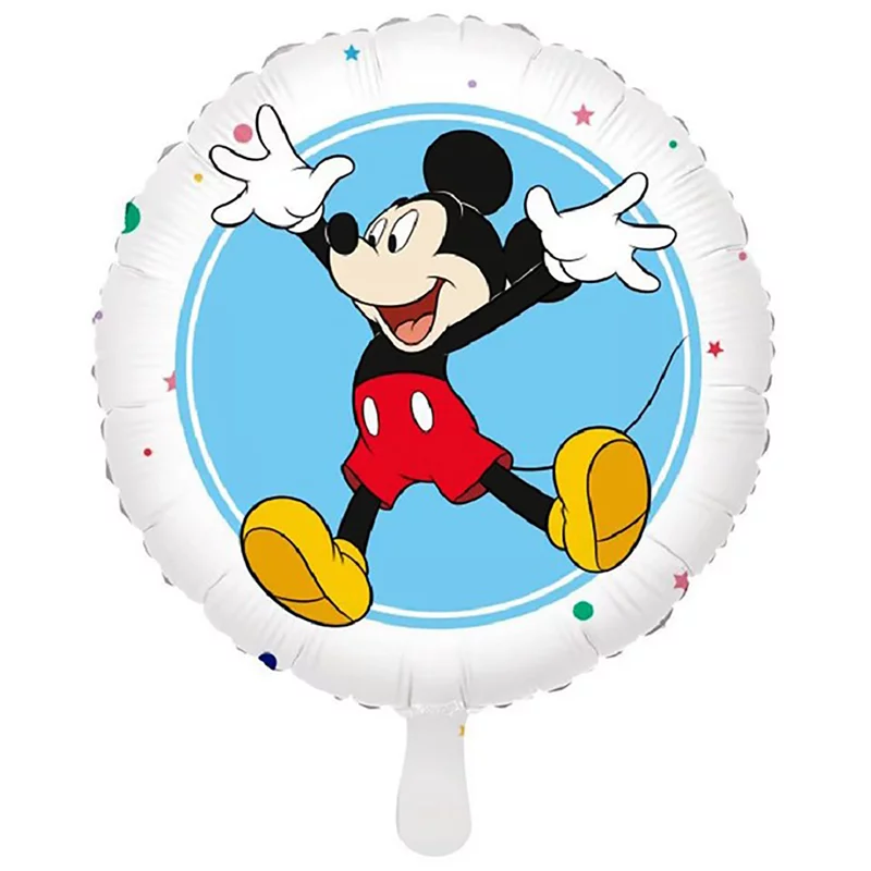 Balon folie Mickey, rotund, 45 cm