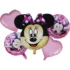Set aranjament bundle 5 baloane folie Minnie