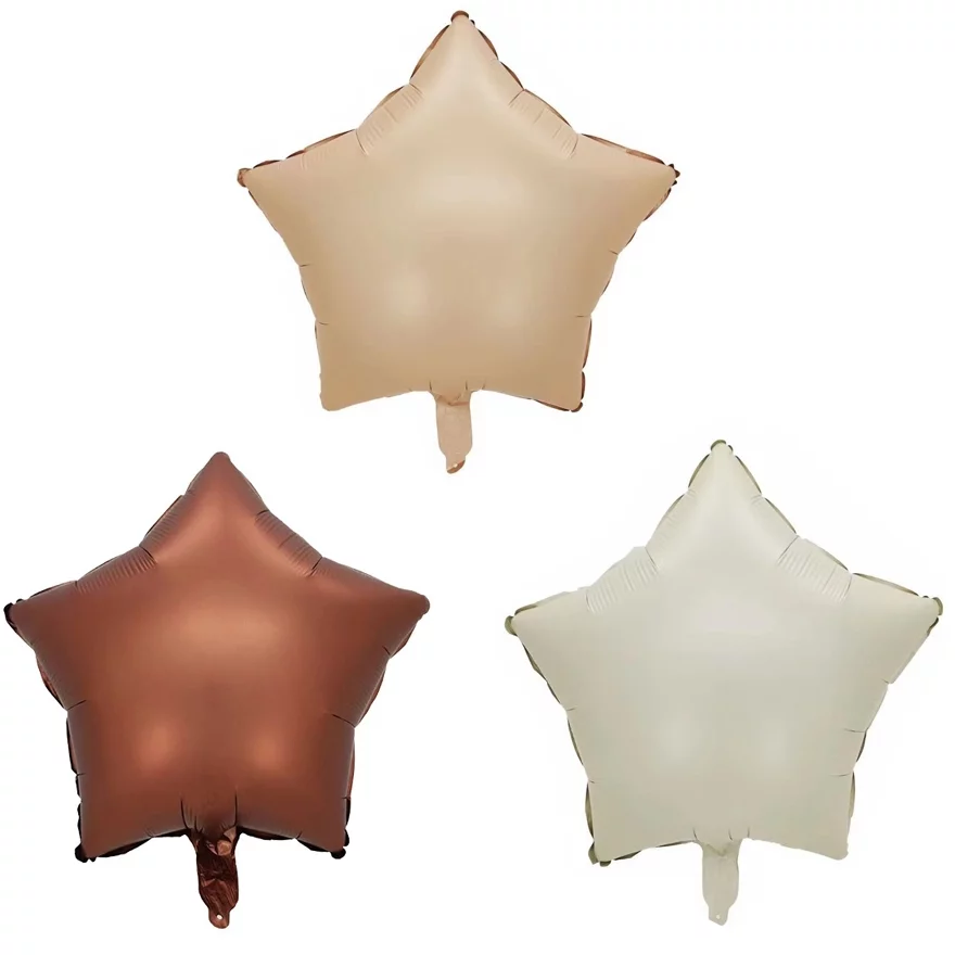 Baloane folie in forma de stea, 45 cm