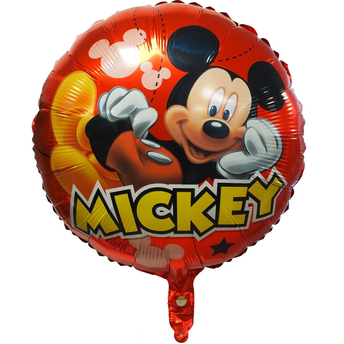 Balon folie Mickey Happy Birthday, rotund, 56 cm
