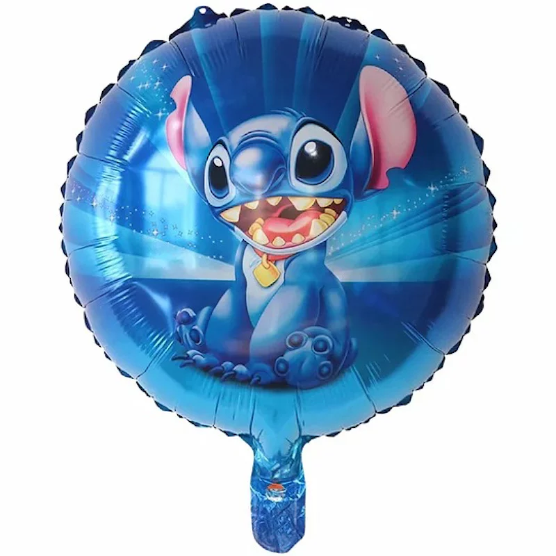 Balon folie Stitch, rotund, 45 cm